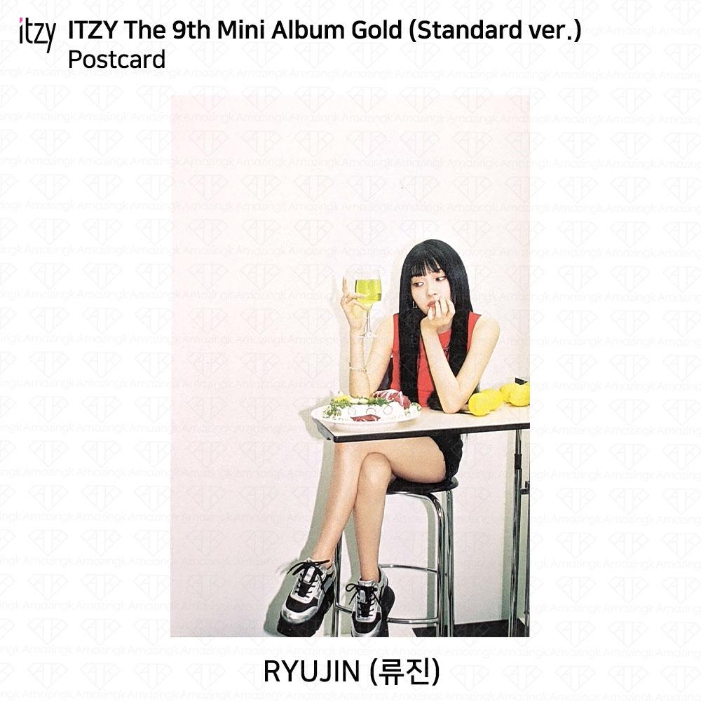 ITZY 9-й мини-альбом gold standard ver официальная фотокарточка открытка постер kpop