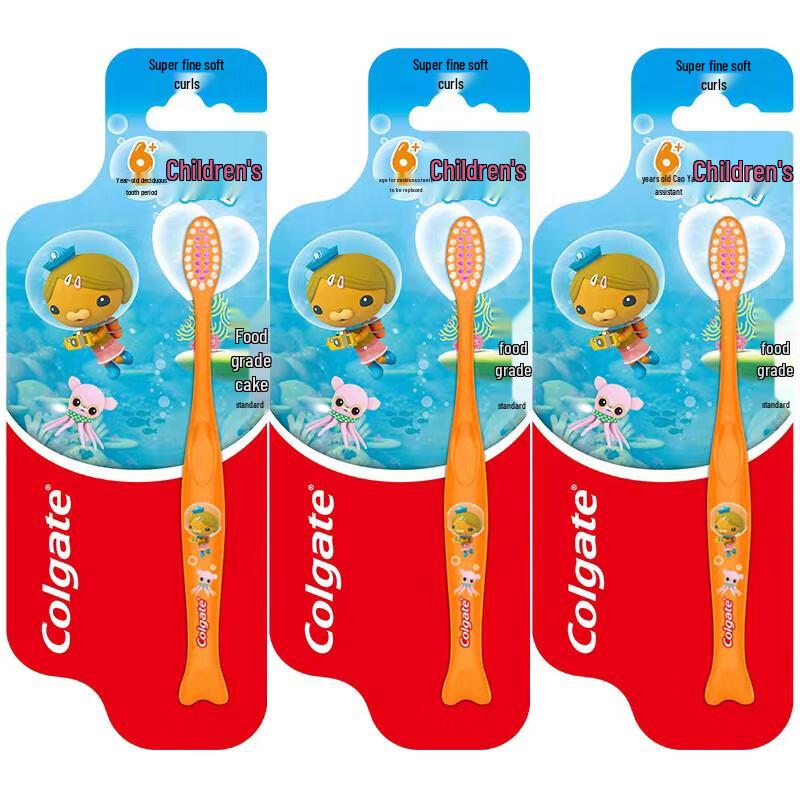 Colgate Детские очень мягкие зубные щетки 6+, 3 шт.