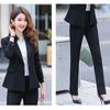 2 шт. пиджак женский костюм в Корейском стиле модный элитный пиджак для собеседования рабочий комбинезон профессиональный темперамент формальный женский костюм
