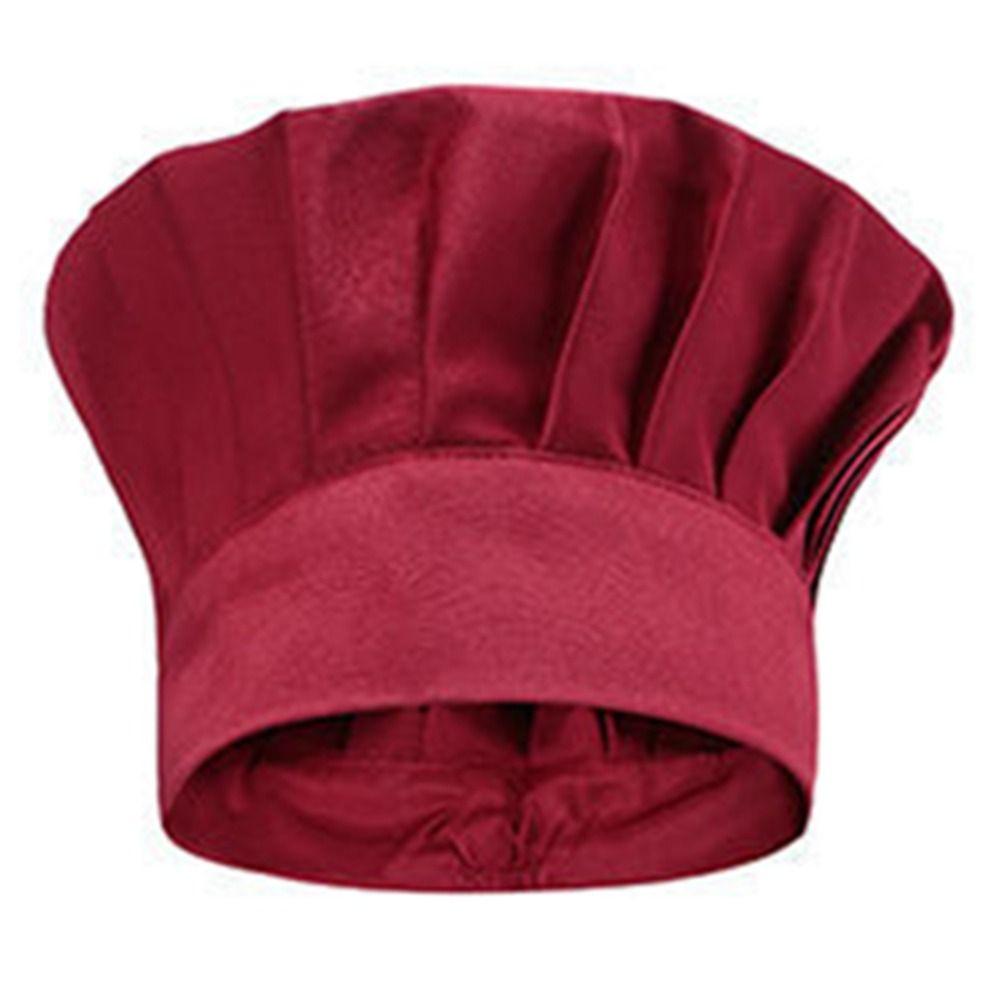 Многоразовая поварская шапка, моющиеся поварские колпаки, рабочая шапка, грибные колпаки, пекарня