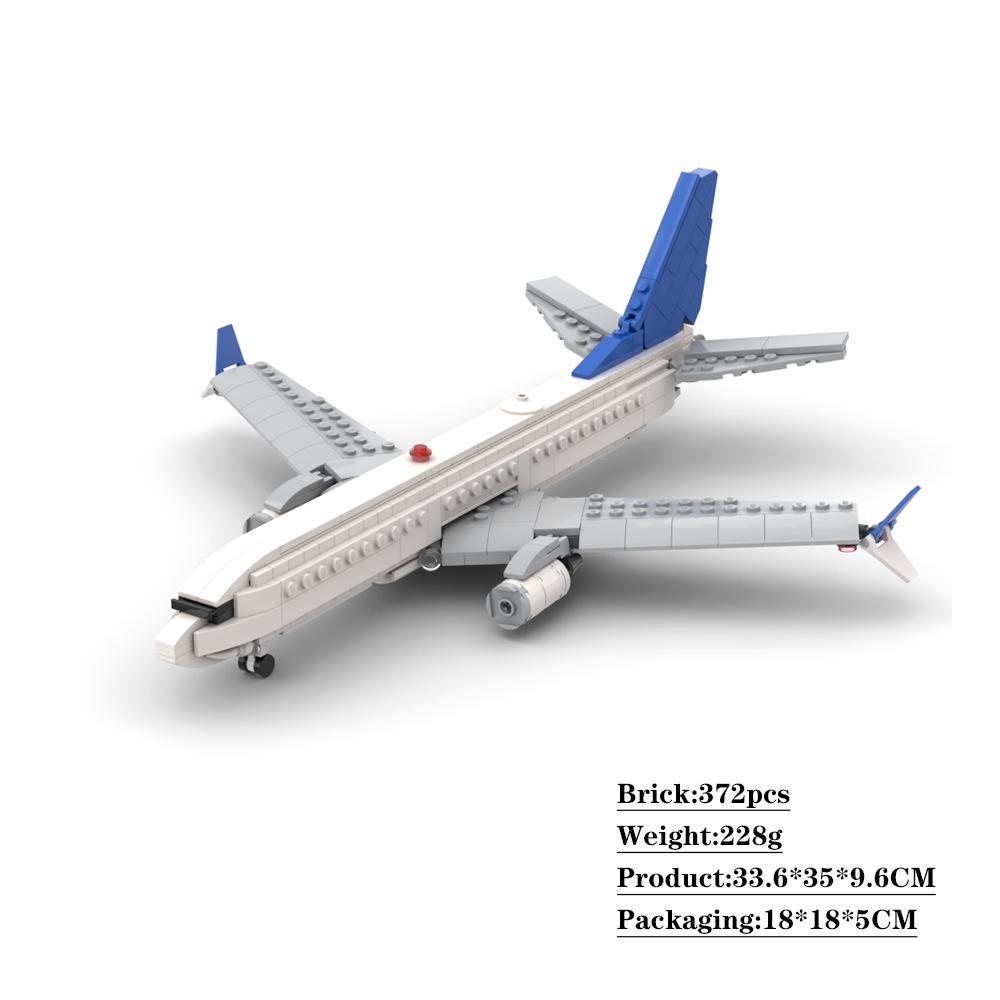 Jia Zhuan MOC32416 Строительные блоки Boeing 737 Max - Игрушка из мелких деталей