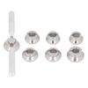 Инструмент для ремонта часов Fix 7 Dies Open Tools Steel Gear Back Cover Clock Repair Kit Aluminum Alfol для