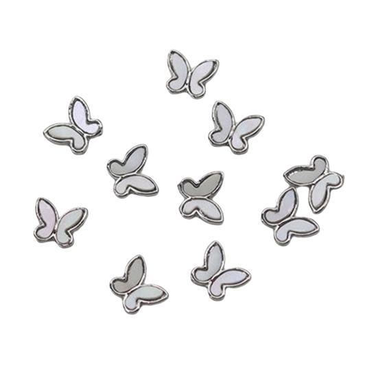 Красивые Подвески Для Ногтей Бабочки Сияющие Нежной Декоративной Формы