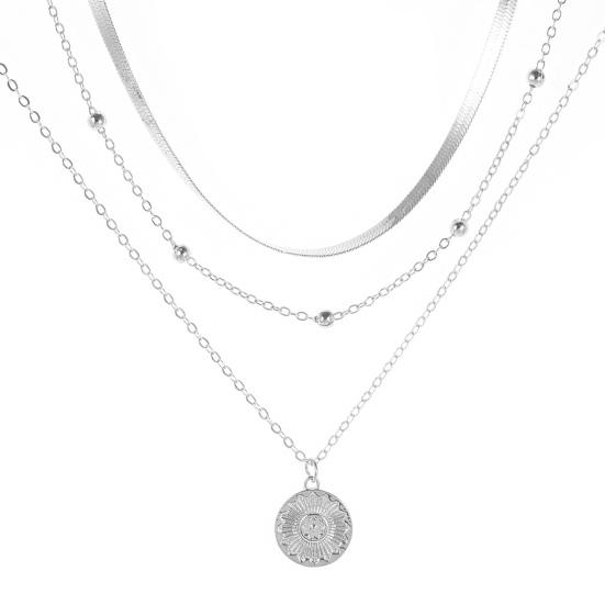 Multilayer Charm Necklace Adjustable Neck Decoration Not Deformed