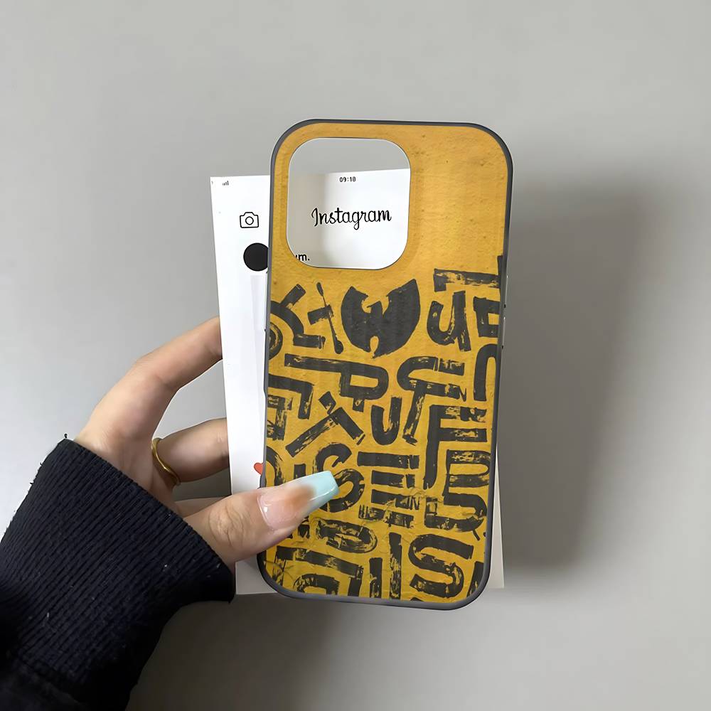 Singer W-WU-T-TANGs Soft Stripe Corrugated Phone Case For iPhone 17 Air 11 12 13 14 15 16 Pro Max Plus Cover