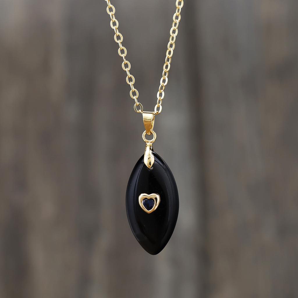 Original natural stone amethyst zirconium pendant, real gold-plated necklace, niche design, versatile and popular jewelry.