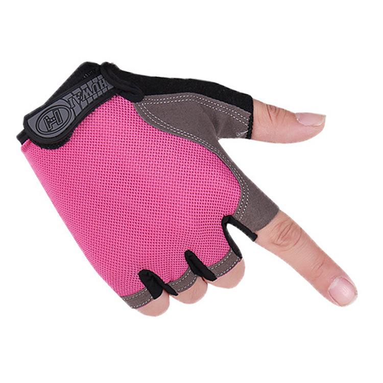 Summer Half Finger Gloves for Men and Women Sun Protection Non Slip Breathable Mountaineering Outdoor Sports Fitness Bicycle Cycling Gloves