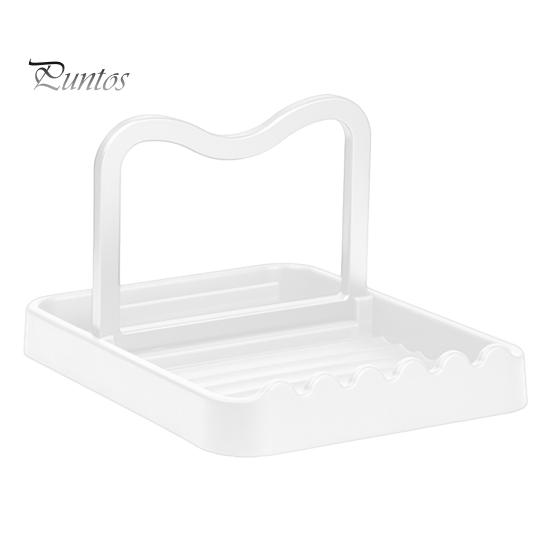 Держатель для крышки кастрюли Стойка для посуды Нескользящая конструкция Легко чистить Складная подставка для крышки кастрюли