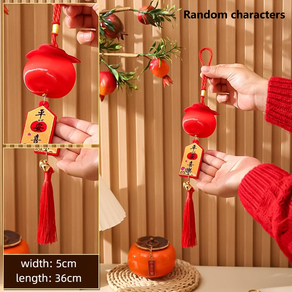 2025 Lunar New Year Lucky Hanging Ornaments Chinese Style Good Fortune Pendants