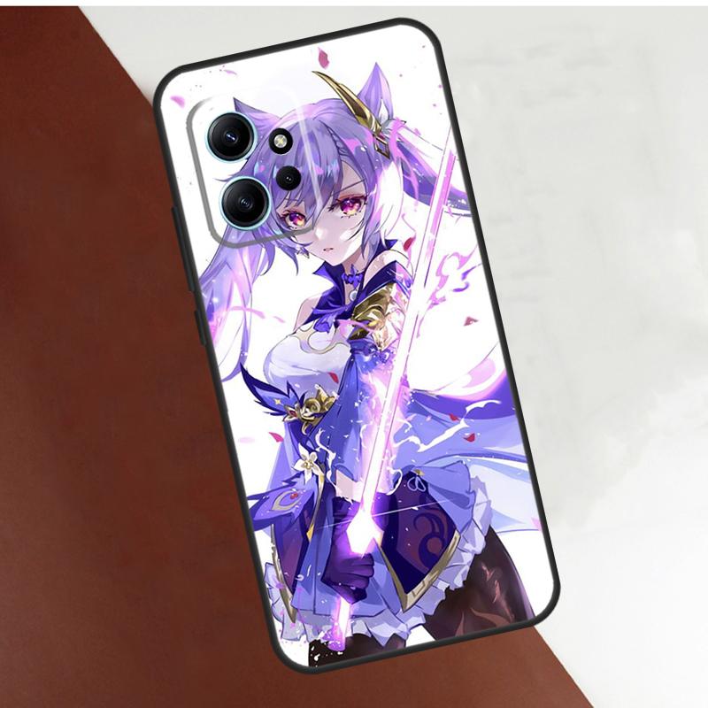 Кэ Цин Genshin Impact Аниме Чехол Для Xiaomi Redmi Note 12 11 10 8 9 Pro 12S 11S 10S 9S Чехол Для Redmi 12 9C 10C 12C