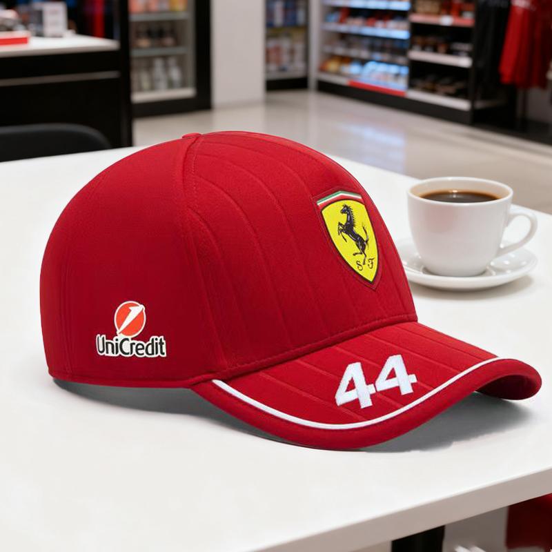 Adjustable Car Logo Baseball Cap Outdoor Racing Sports Hat Men Women Baseball Cap For Ferrari 488 Roma F8 SF9018121360 F4301575M
