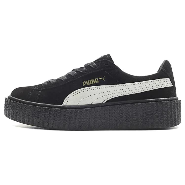 Puma Womens Suede Creeper OG 'Black' (women's sizes) Black-Black Skate Shoes 361005 01
