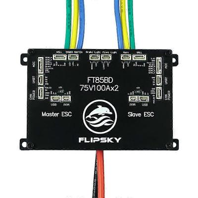 FLIPSKY FT85BD Двухколесный привод со встроенным переключателем 84 В Драйвер может быть подключен к стоп-сигналам, Ho
