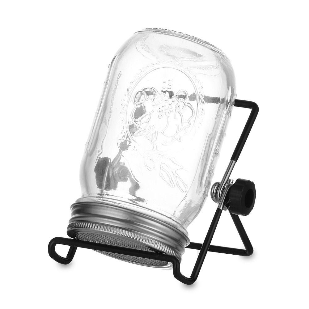 Кухонный проращиватель семян с широким горлом, 16/32 унции, банки Мейсона для проращивания с сетчатыми крышками