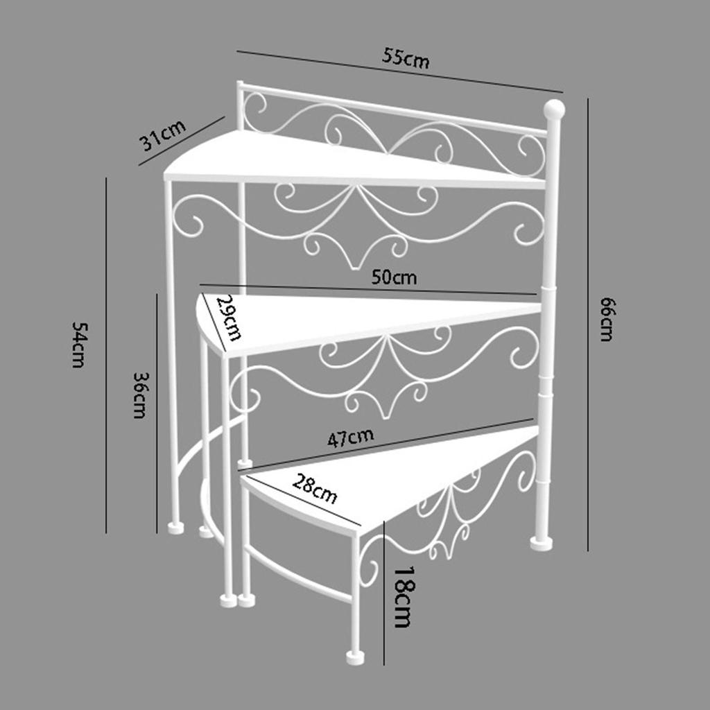 Multi Layer Flower Stand Flower Stand Modern Storage Shelf, Flower Rack Plant Shelves for Living Room Indoor Outdoor Corner
