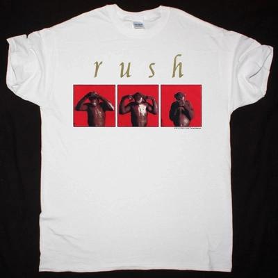 Винтажная футболка Rush Band Counterparts Tour с двусторонним принтом, Ретро рок-футболка Rush