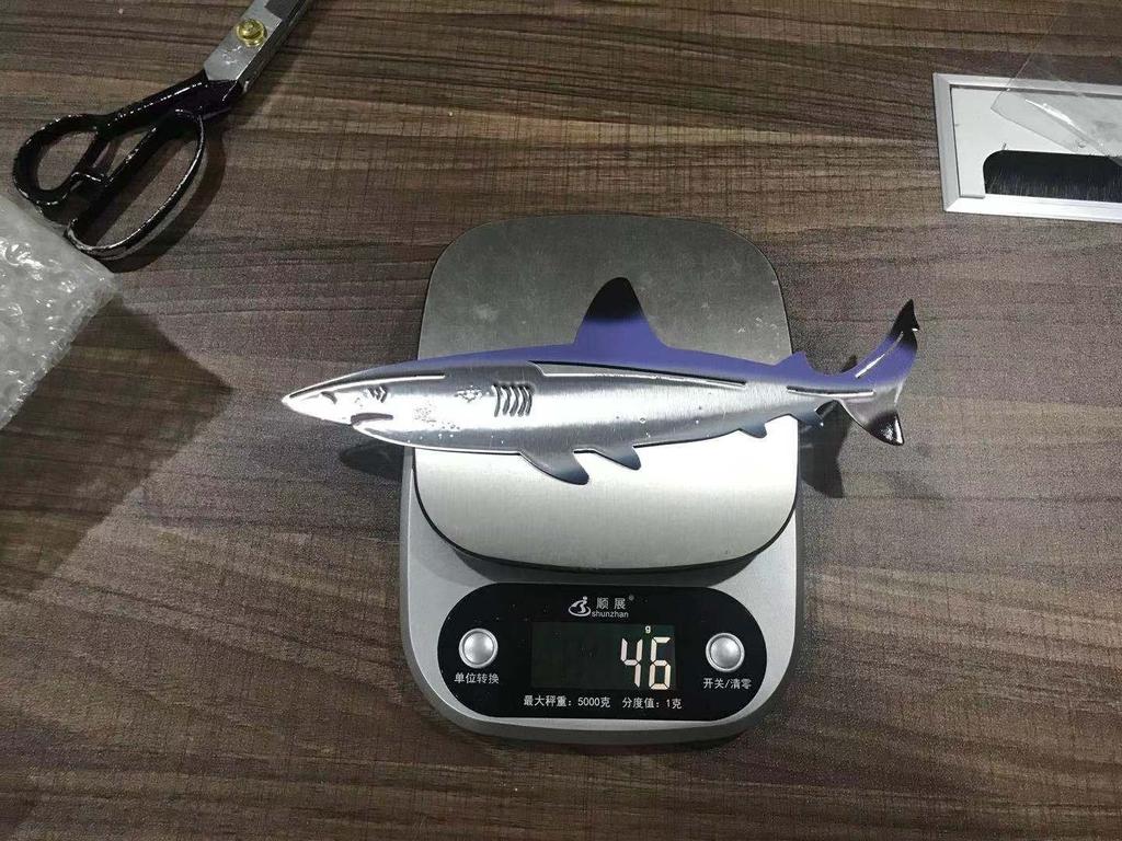 Metal Wall Art Decor Ocean Fish Decoration For Patio Pool Wall Ornaments