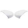 1Pcs Left/Right White Rearview Side View Mirror Replacement Cover Caps Case Shell For Ford For Fiesta 2008-2017 Car
