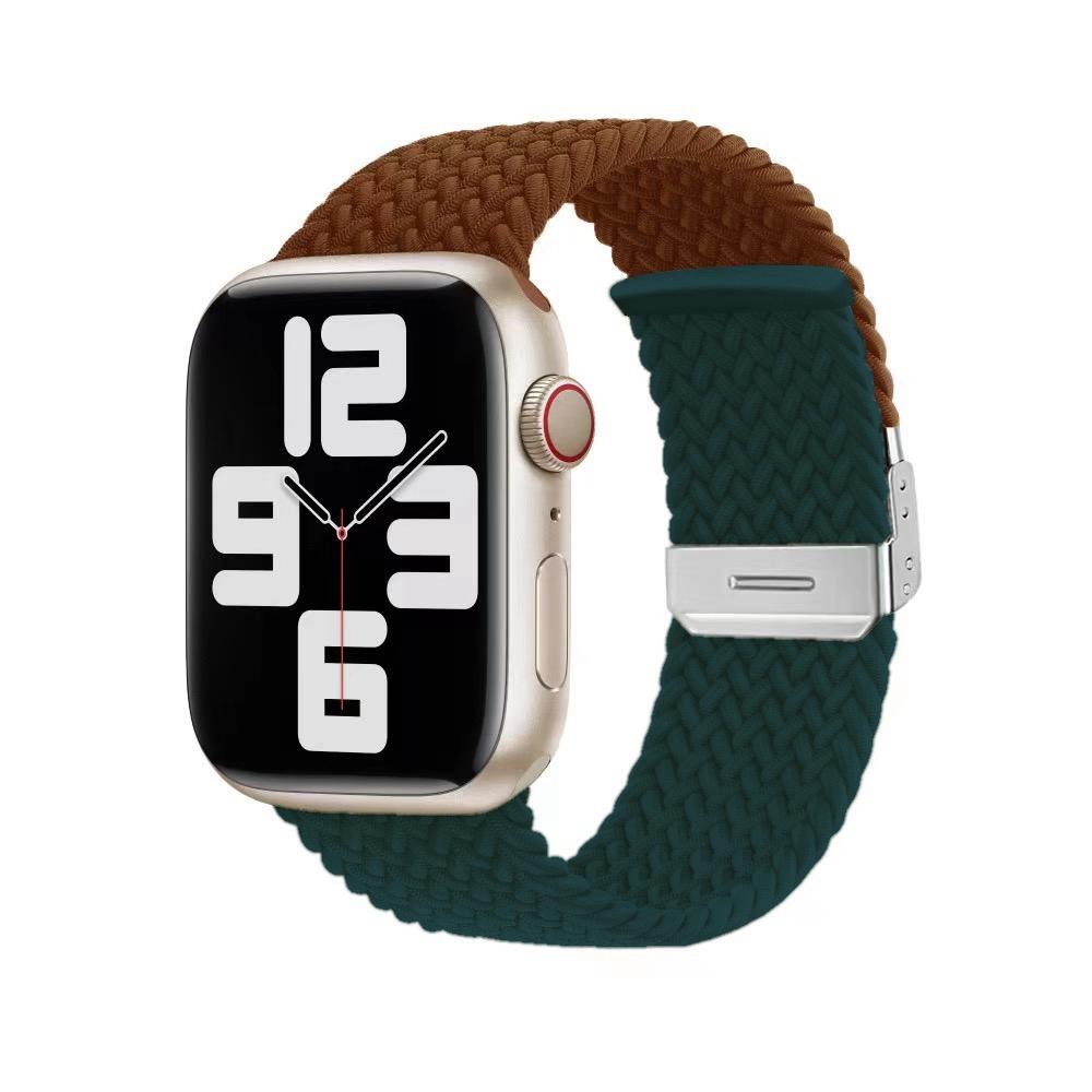 Плетеный ремешок Solo Loop для Apple Watch Band 44 мм, 40 мм, 45 мм, 41 мм, 42 мм, эластичный нейлоновый браслет Correa, iWatch Series 4 5 se 6 7 3 8