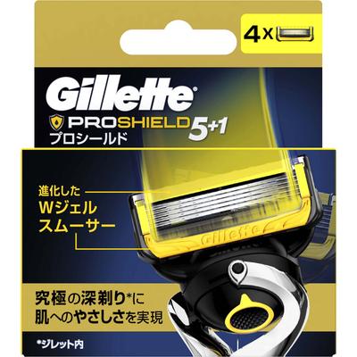 Gillette proshield 4 ejector blades Мужские сменные лезвия Бритвы для мужчин Поместите использованное лезвие в пустое место в футляре и нажмите