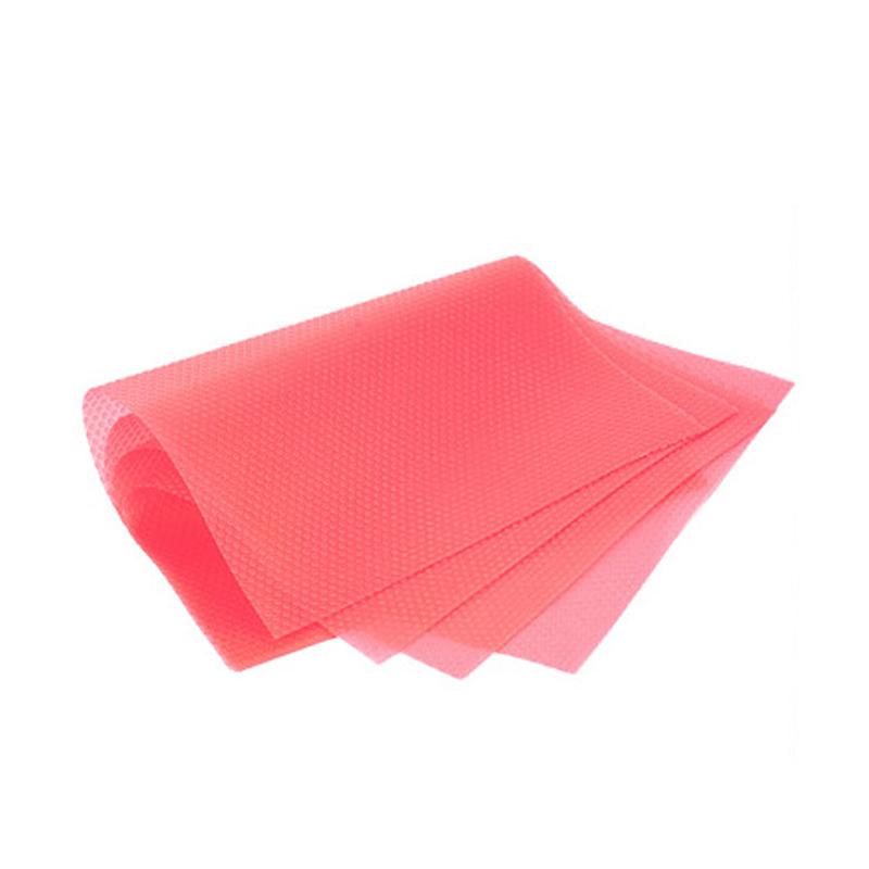 4Pcs Eva Waterproof Refrigerator Liner Mat Washable Mildew Kitchen Pad Anti-Oil Cabinet Drawer Placemat Heat-Insulat Fridge Mat