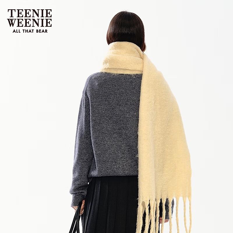 Женский трикотажный свитер Teenie Weenie с жаккардовым узором медведя