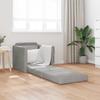 Grey Sleeper Sofa 74 x 77 x 81 cm Velvet