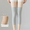 Женские модальные дышащие наколенники: Летние бесшовные спортивные гетры