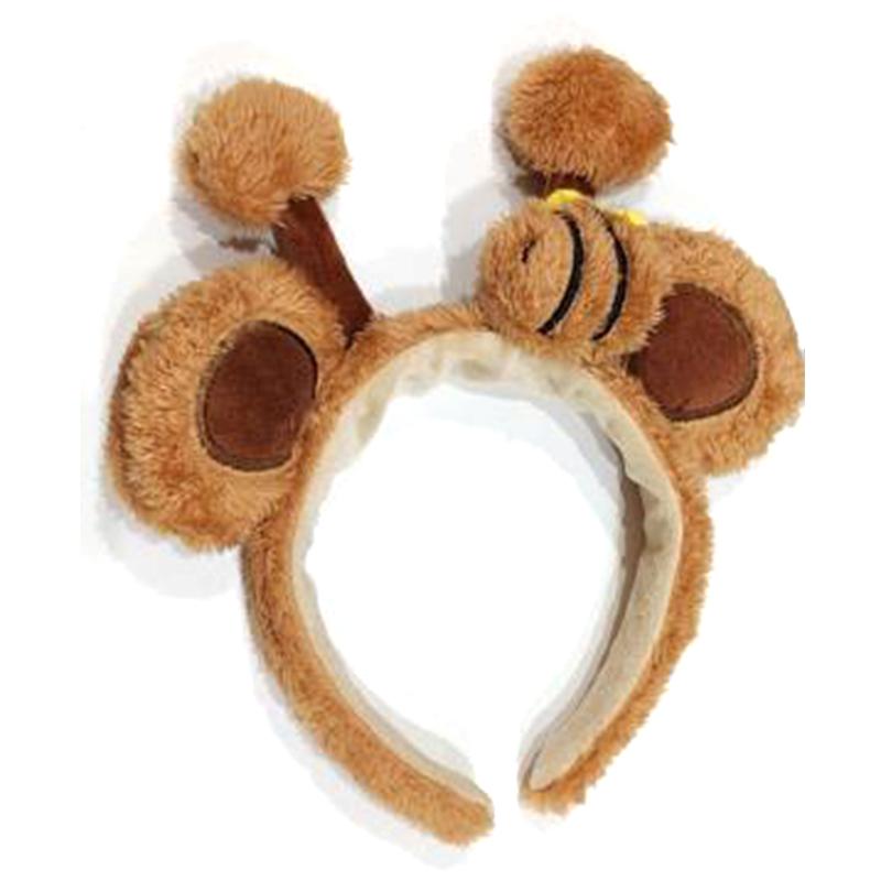 Милые повязки на голову в виде пчел, креативные животные, плюшевые головные уборы с героями мультфильмов, очень милые заколки для мытья лица, забавные шоу Po, повязки на голову