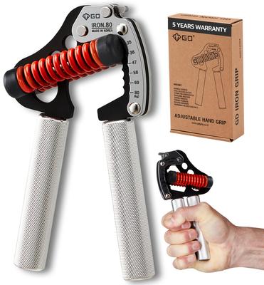 GD IRON GRIP 80 Легкий эспандер для кистей рук (25-80 кг / 55-176 фунтов) Регулируемое сопротивление и ширина (Японское издание)