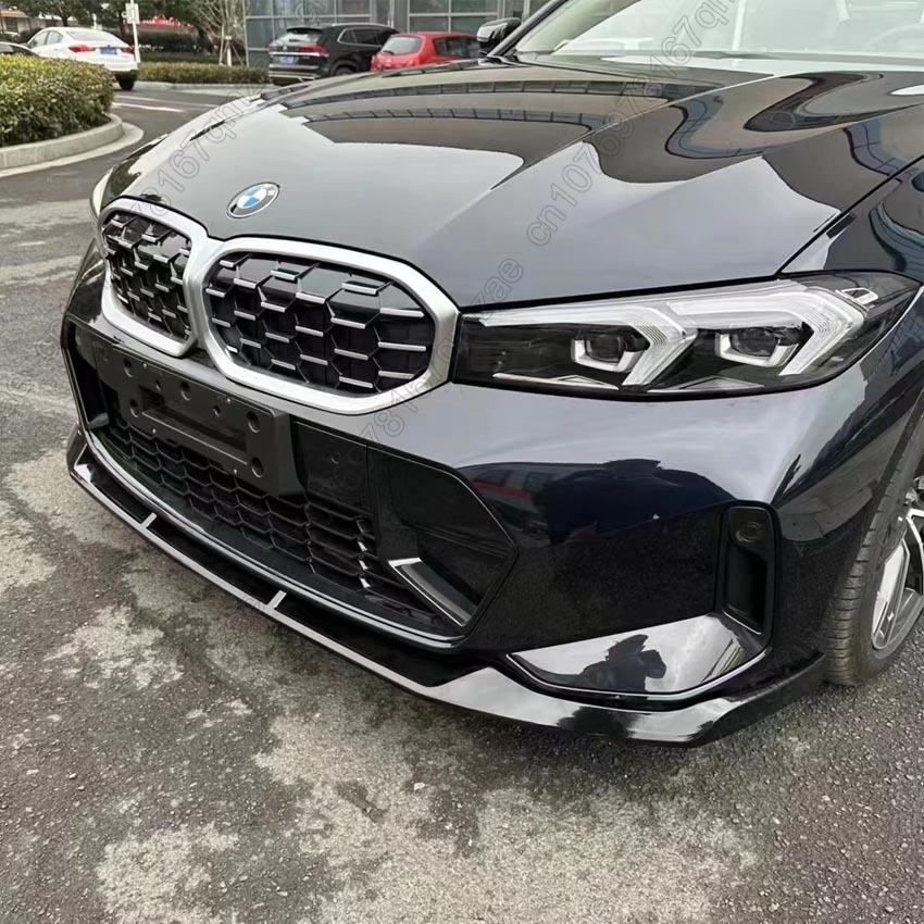 For BMW 3 Series G20 G21 325i 330i M340i Lci M-Sport 2022-2024 Front Bumper Splitter Lip Spoiler Diffuser Guard Body Kit Cover