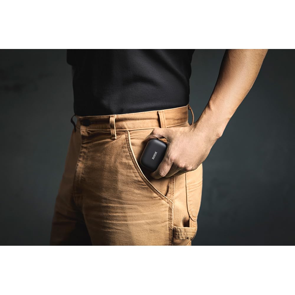 RODE Microphones Беспроводной микрофон Micro USB-C Черный Ультракомпактный микрофон для смартфонов (Подключение USB-C) WIMICROC