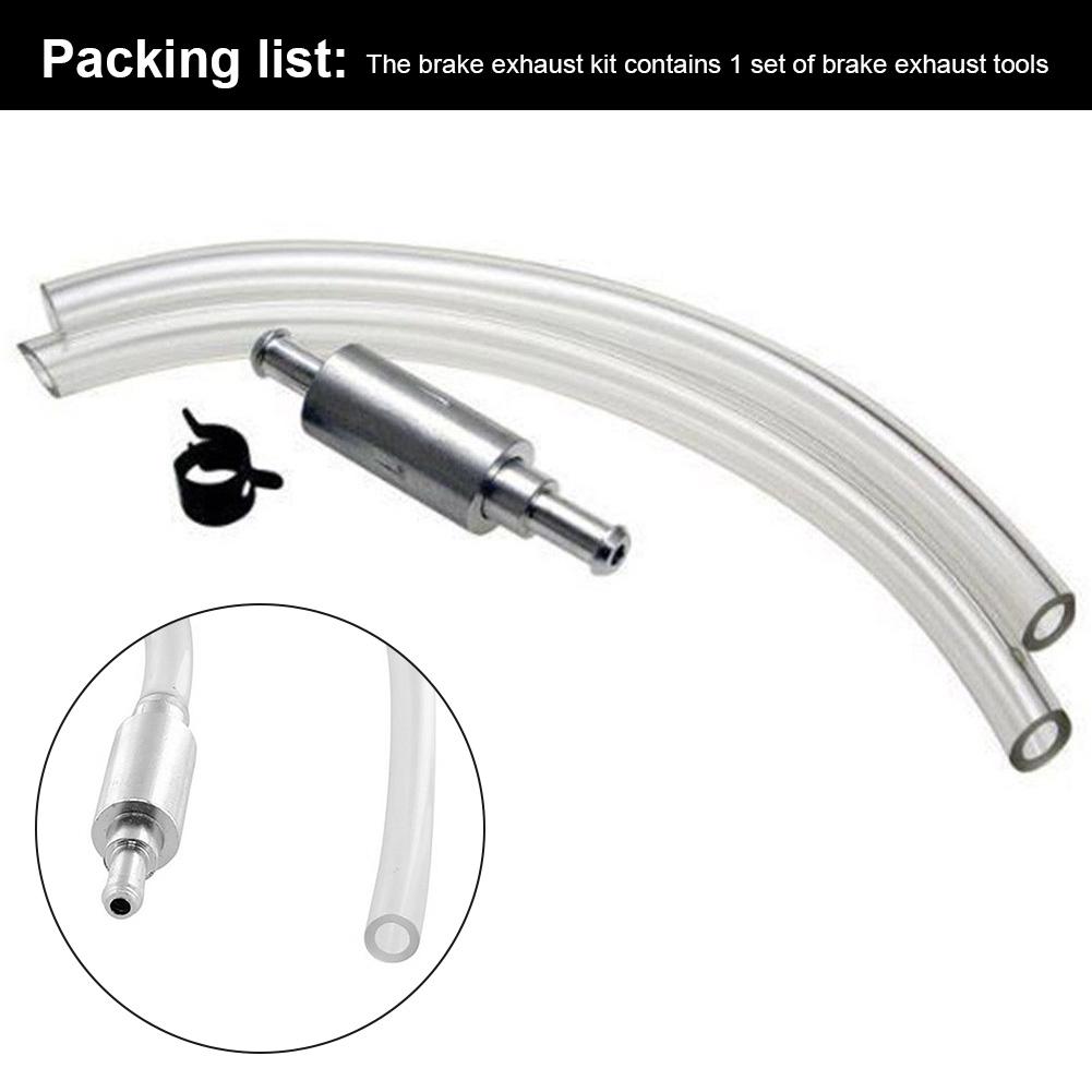 Motorcycle Clutch Brake Bleeder Hose One Way Valve Tube Bleeding Tool for Motorcycle Clutch