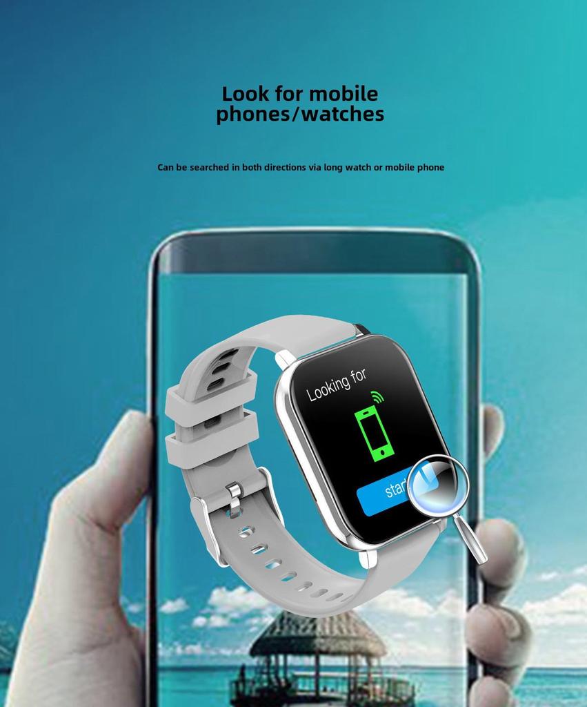 Умные часы H13MINI: 1,44-дюймовый сенсорный экран со спортивным шагомером.