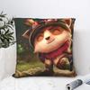 Mo Cojines Throw Подушка Чехол League Of Legends Game Подушка Home Sofa Chair Print Декоративная Подушка