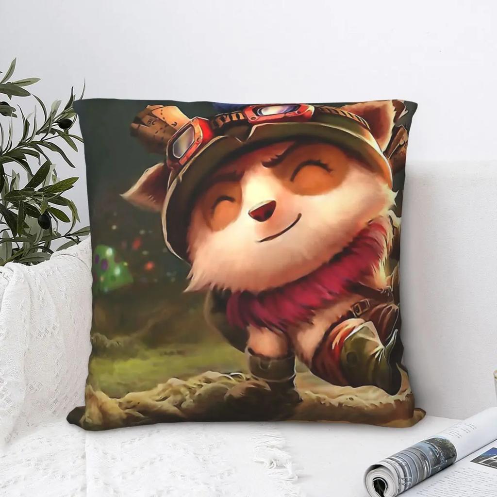 Mo Cojines Throw Подушка Чехол League Of Legends Game Подушка Home Sofa Chair Print Декоративная Подушка