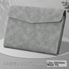 A4 PU Leather Zipper Pouch: Business Office File Bag & Stationery Folder