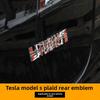 Автомобильная наклейка Горячая 2025 Для Tesla Model 3 Y Juniper Highland S X Высокопроизводительные Аксессуары Металлические Буквы Инструменты Модификация Автомобиля A