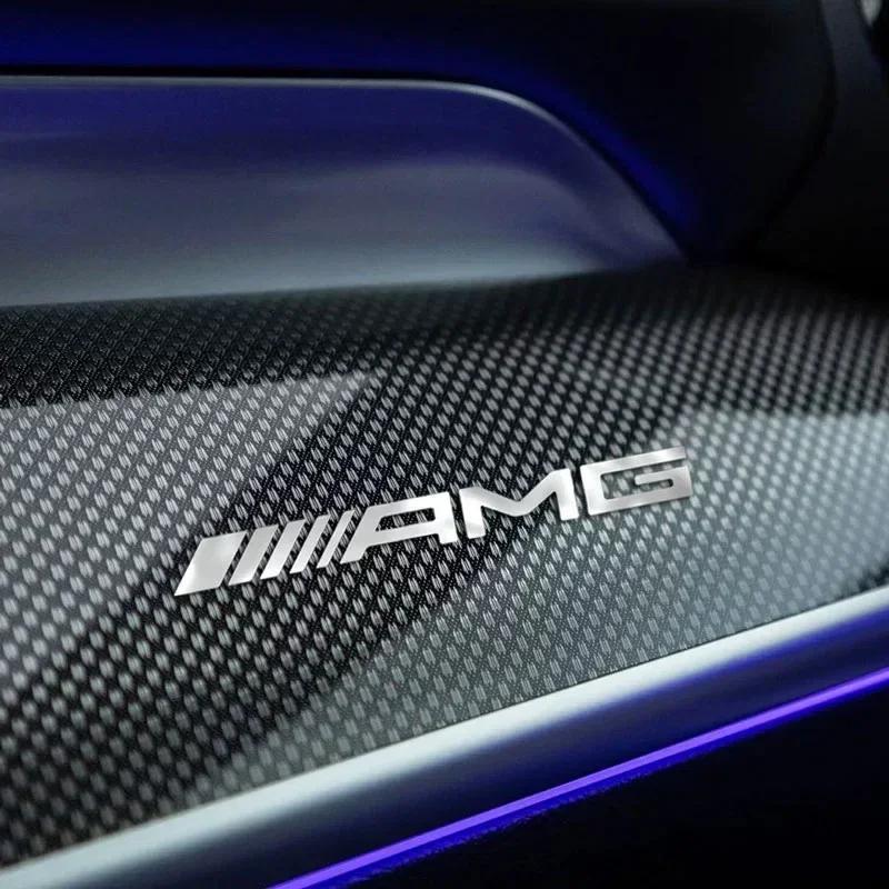 Горячие 2025 Для AMG W124 Металлическая эмблема Авто Декор Наклейки Наклейки на Стеклоочиститель Автомобиля Для Mercedes Benz AMG W212 W204 W211W168 W213 W20
