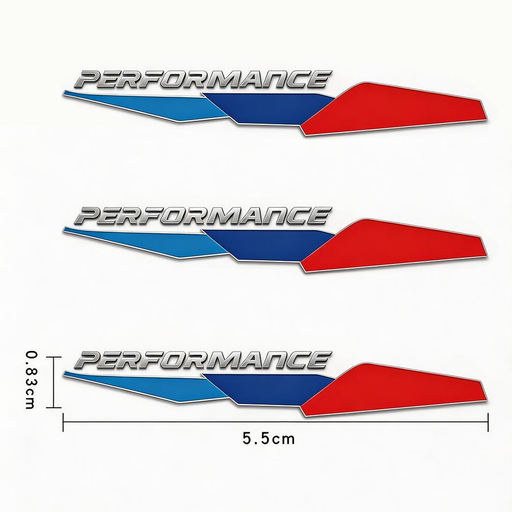 3Pcs M Performance Car 3D Metal Sticker Interior Decal Accessories For BMW G80 G06 G07 G42 G14 G15 G16 F82 F20 F21 F83 M2 M3 M4 pd2