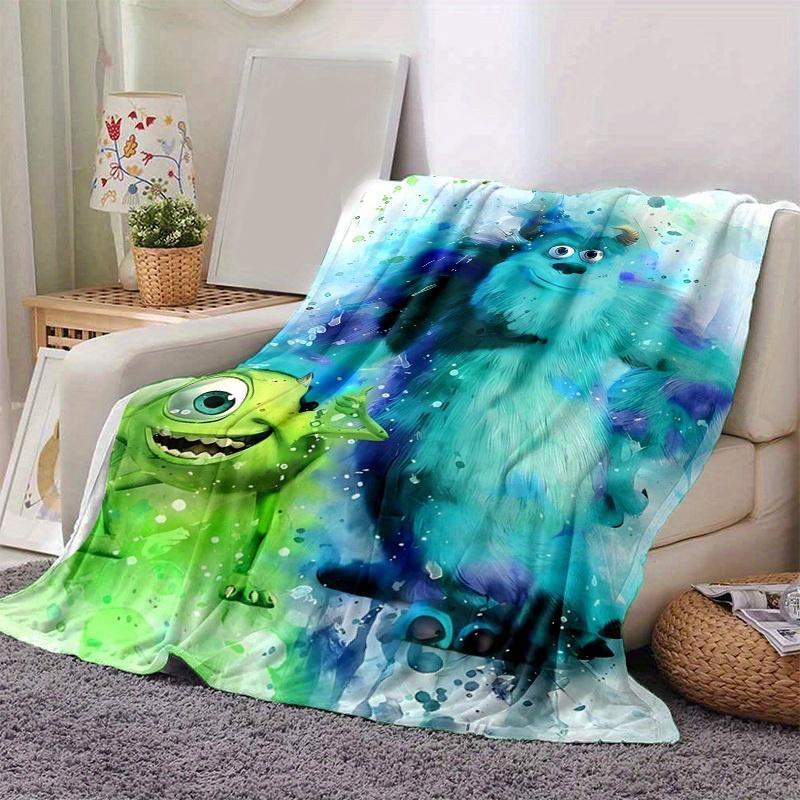 1PC Seasonal Universal Monster Inc. Mike and Sulley Blanket, Home Decoration, Throw Blanket, Warm Fleece Blanket, Soft Flannel Throw Blanket