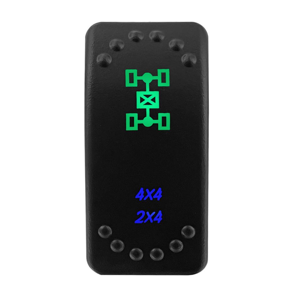 12V 20A Marine Boat Rocker Switch Green Blue Led SPST DPDT Car Switch Waterproof 24V for Jeep Wrangler Cam Am Polaris Battery Switches5