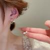 Серьги-тюльпаны в виде жемчуга для женщин и девушек, простые, милые, в пасторальном стиле, серьги-гвоздики, повседневные аксессуары, ювелирные изделия, подарки