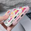 Pink Floral Pattern For iPhone 17 Pro Max Air 16 15 14 13 TPU Soft Case Cover