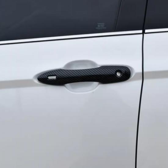 Carbon Fiber Car Door Handles Cover Trim 4pcs For Toyota Corolla -2026