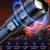Ultra strong light long-range rechargeable flashlight for outdoor patrol, spotlight zoom aurora cannon, large floodlight laser c