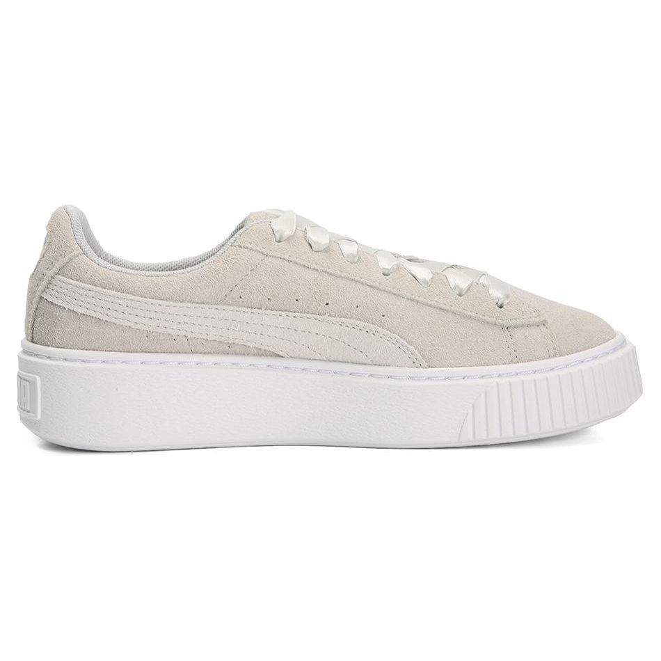 Puma Замшевые кроссовки на платформе Gen Удобные Прочные Низкие кроссовки Женские кроссовки Серые 369172-02