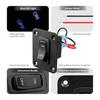Toggle Switch Panel, 1 Gang Toggle Switch Panel 12V, Waterproof 5P 1 Gang