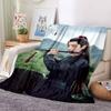 Drama The Untamed Xiao Zhan Wang Yi Bo Soft Throw Blanket Throw Blanket Soft Cartoon Printed Bedspread Bedspread Sofa Gift