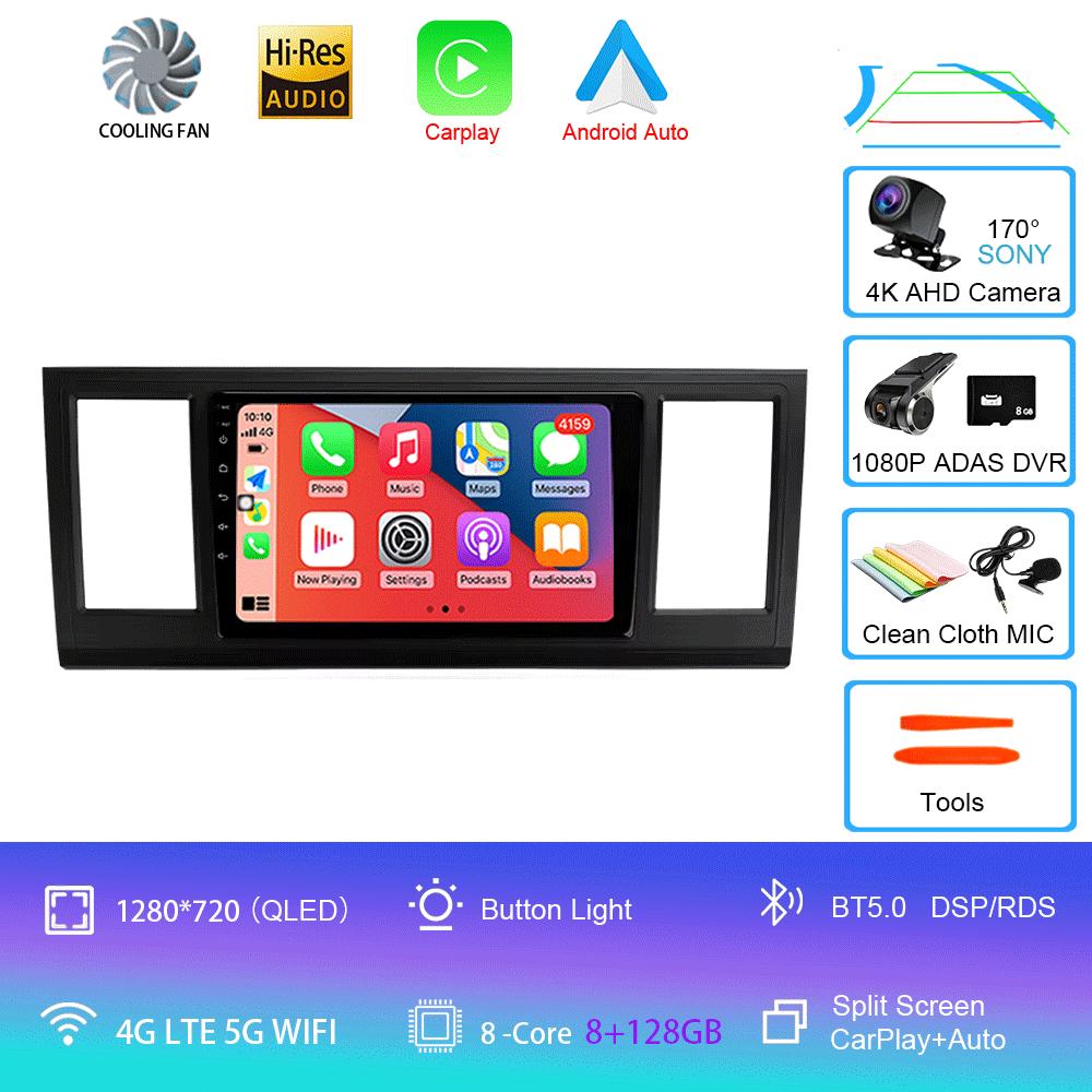 Car Radio Android 14 Carplay Auto Multimedia Player For Volkswagen Caravelle 6 T6.1 T6 2015-2020 Autoradio Stereo 2din Head Unit